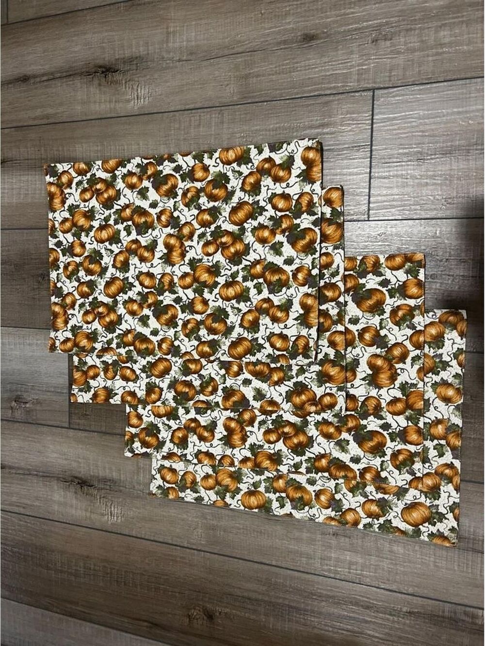 4 Longaberger Pumpkin patch Placemats Fall